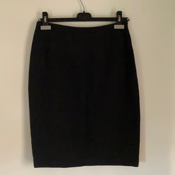 Vintage  - Linda Allard Ellen Tracey 100% Wool Pencil Skirt. - Picture 1 of 9